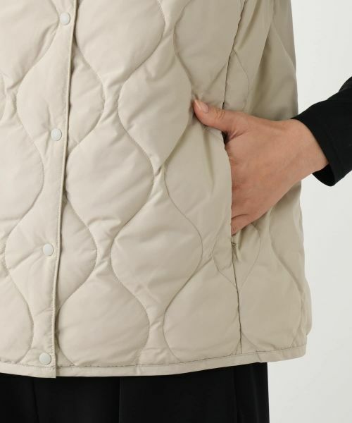 Leilian / レリアン テーラードジャケット | 【TAION】ノーカラーダウンベスト | 詳細16