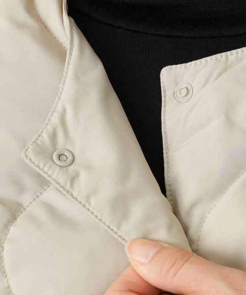 Leilian / レリアン テーラードジャケット | 【TAION】ノーカラーダウンベスト | 詳細17