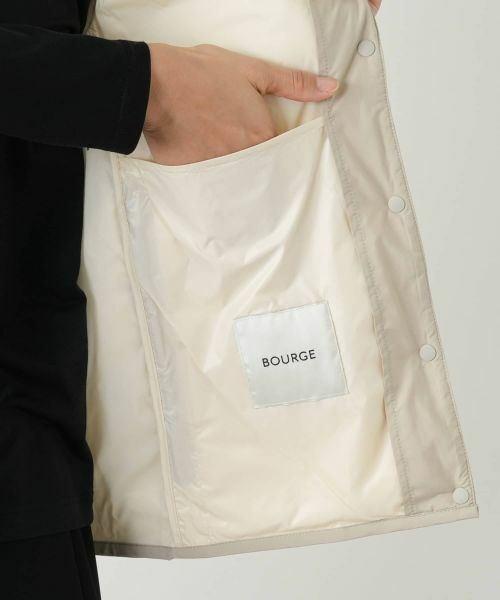 Leilian / レリアン テーラードジャケット | 【TAION】ノーカラーダウンベスト | 詳細18