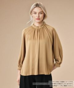 Leilian / レリアン シャツ・ブラウス | フリルタックブラウス
