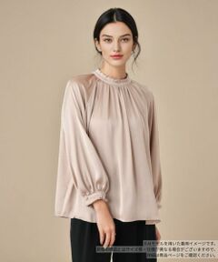 Leilian / レリアン シャツ・ブラウス | フリルタックブラウス