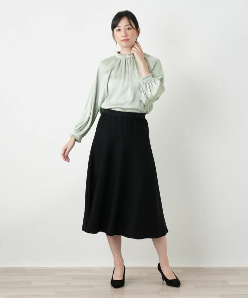 Leilian / レリアン シャツ・ブラウス | フリルタックブラウス | 詳細1