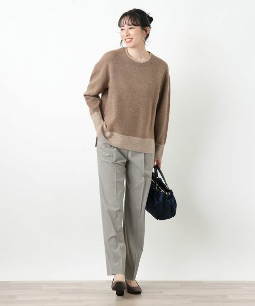 Leilian / レリアン ニット・セーター | 配色ニットプルオーバー | 詳細12