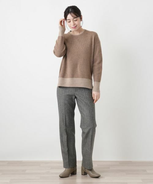 Leilian / レリアン ニット・セーター | 配色ニットプルオーバー | 詳細14