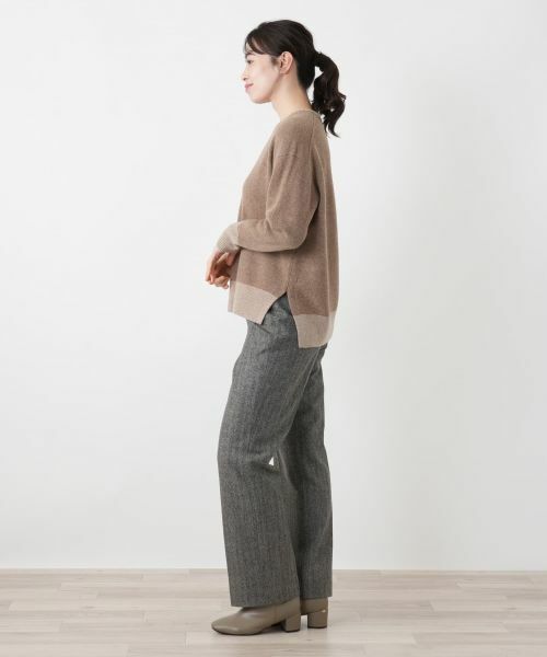 Leilian / レリアン ニット・セーター | 配色ニットプルオーバー | 詳細15