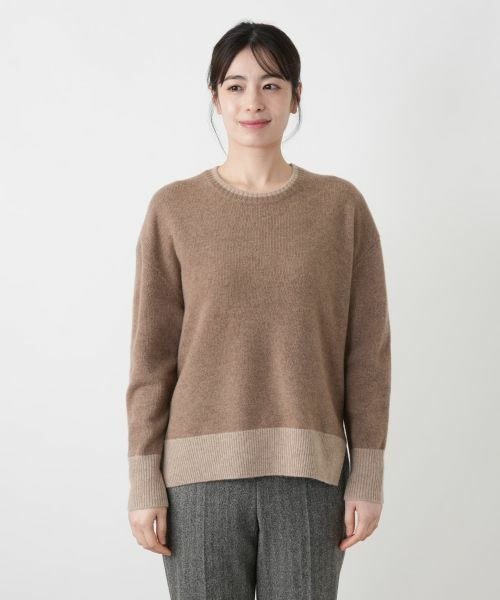 Leilian / レリアン ニット・セーター | 配色ニットプルオーバー | 詳細17