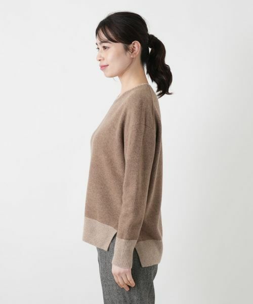 Leilian / レリアン ニット・セーター | 配色ニットプルオーバー | 詳細18