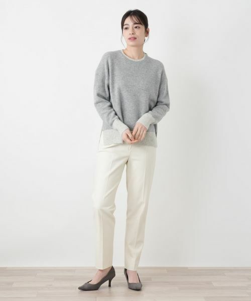 Leilian / レリアン ニット・セーター | 配色ニットプルオーバー | 詳細6