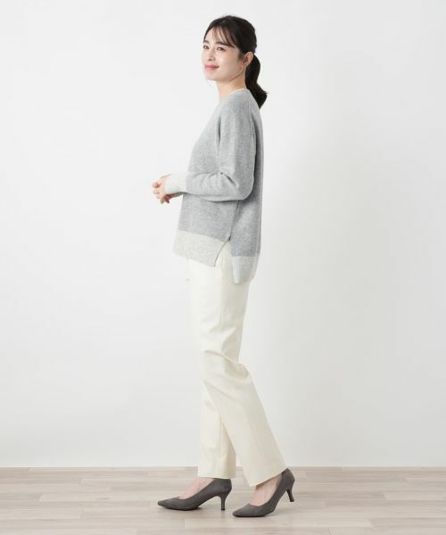 Leilian / レリアン ニット・セーター | 配色ニットプルオーバー | 詳細7