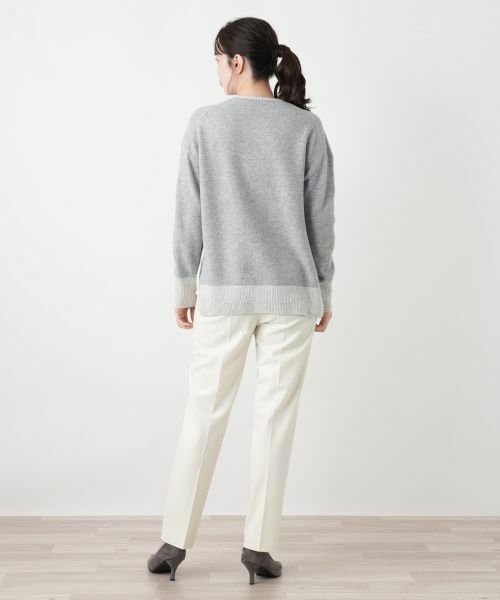 Leilian / レリアン ニット・セーター | 配色ニットプルオーバー | 詳細8