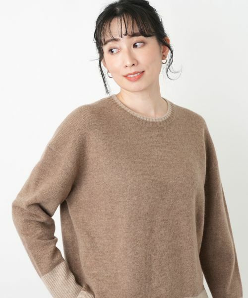 Leilian / レリアン ニット・セーター | 配色ニットプルオーバー | 詳細9