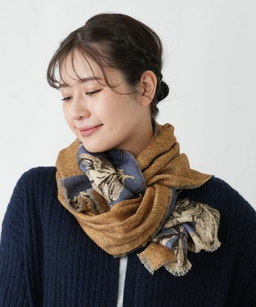 Leilian / レリアン マフラー・ショール・スヌード・ストール | ボタニカルストール | 詳細3