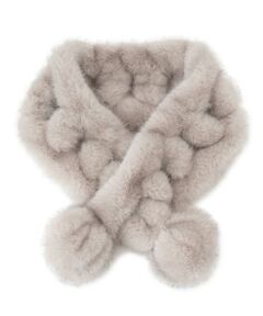 Leilian / レリアン マフラー・ショール・スヌード・ストール | フェイクファーティペット