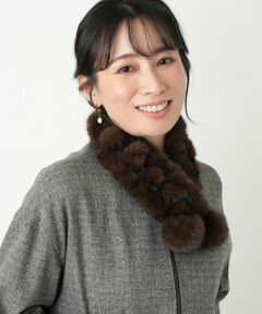 Leilian / レリアン マフラー・ショール・スヌード・ストール | フェイクファーティペット