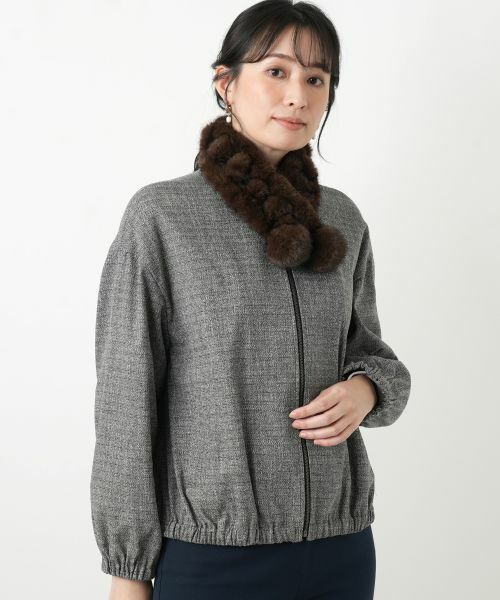 Leilian / レリアン マフラー・ショール・スヌード・ストール | フェイクファーティペット | 詳細2