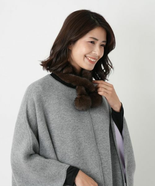 Leilian / レリアン マフラー・ショール・スヌード・ストール | フェイクファーティペット | 詳細5