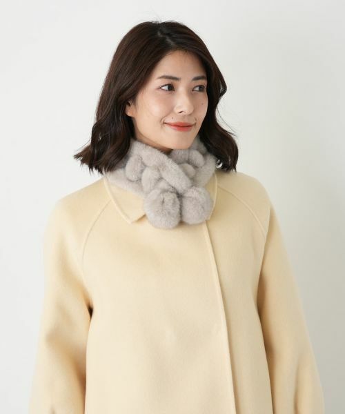 Leilian / レリアン マフラー・ショール・スヌード・ストール | フェイクファーティペット | 詳細7