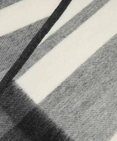 Leilian / レリアン マフラー・ショール・スヌード・ストール | ブロックチェックストール | 詳細2