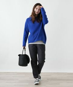 Leilian / レリアン その他パンツ | プリントストレッチパンツ