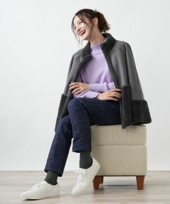 Leilian / レリアン その他パンツ | プリントストレッチパンツ