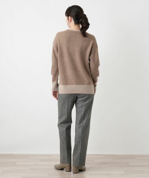 Leilian / レリアン その他パンツ | ヘリンボーンテーパードパンツ | 詳細11