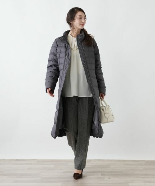 Leilian / レリアン その他パンツ | ヘリンボーンテーパードパンツ | 詳細3