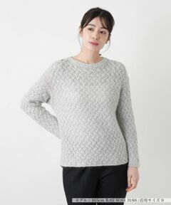 Leilian / レリアン ニット・セーター | カシミヤ混クルーネックニット【BARNA】