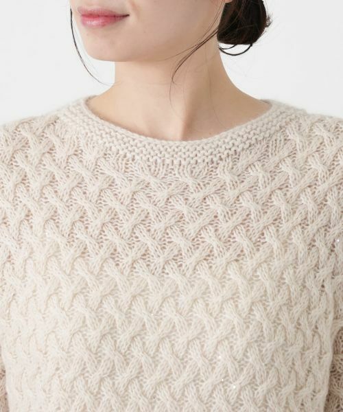 Leilian / レリアン ニット・セーター | カシミヤ混クルーネックニット【BARNA】 | 詳細10