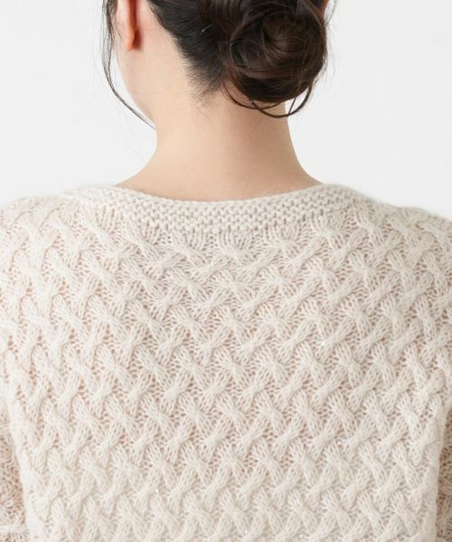 Leilian / レリアン ニット・セーター | カシミヤ混クルーネックニット【BARNA】 | 詳細11