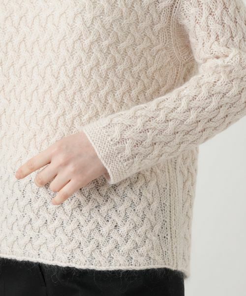 Leilian / レリアン ニット・セーター | カシミヤ混クルーネックニット【BARNA】 | 詳細12