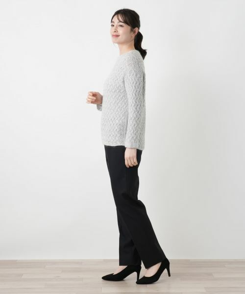 Leilian / レリアン ニット・セーター | カシミヤ混クルーネックニット【BARNA】 | 詳細2