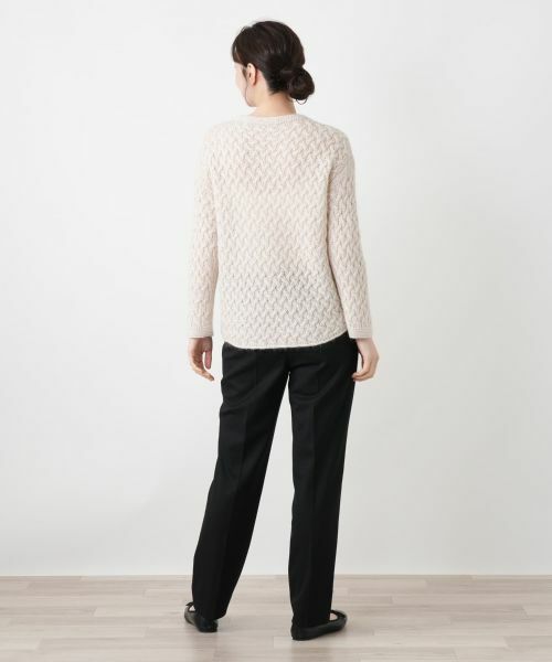 Leilian / レリアン ニット・セーター | カシミヤ混クルーネックニット【BARNA】 | 詳細6