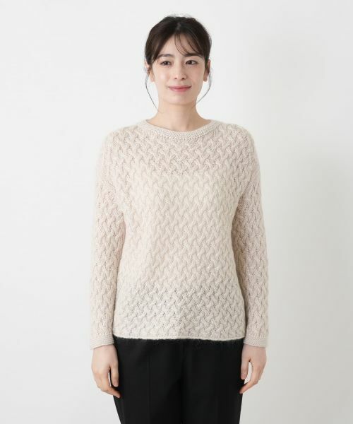 Leilian / レリアン ニット・セーター | カシミヤ混クルーネックニット【BARNA】 | 詳細7