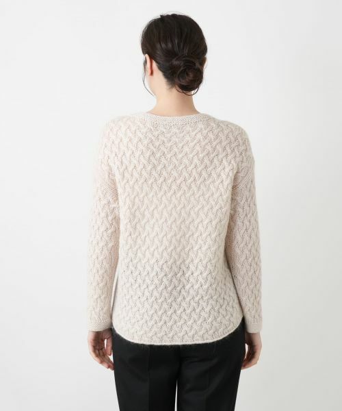 Leilian / レリアン ニット・セーター | カシミヤ混クルーネックニット【BARNA】 | 詳細9