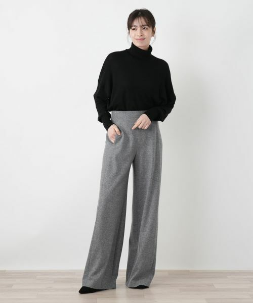Leilian / レリアン その他パンツ | ハイウエストワイドパンツ | 詳細1
