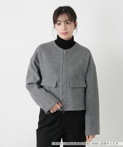 Leilian / レリアン テーラードジャケット | ノーカラージャケット