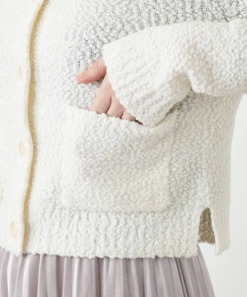 Leilian / レリアン テーラードジャケット | ポップコーンニットジャケット | 詳細10