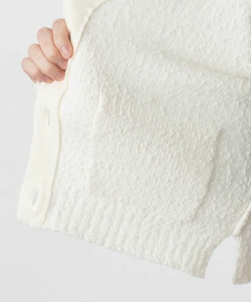 Leilian / レリアン テーラードジャケット | ポップコーンニットジャケット | 詳細11
