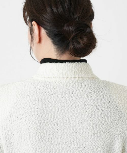 Leilian / レリアン テーラードジャケット | ポップコーンニットジャケット | 詳細8
