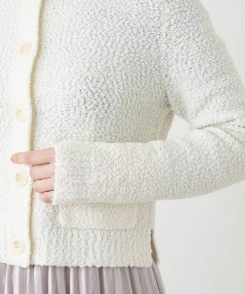 Leilian / レリアン テーラードジャケット | ポップコーンニットジャケット | 詳細9