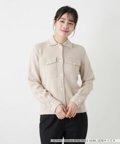 Leilian / レリアン テーラードジャケット | カシミヤニットジャケット