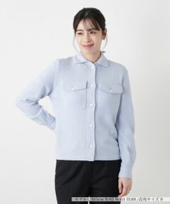 Leilian / レリアン テーラードジャケット | カシミヤニットジャケット