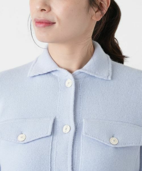 Leilian / レリアン テーラードジャケット | カシミヤニットジャケット | 詳細10