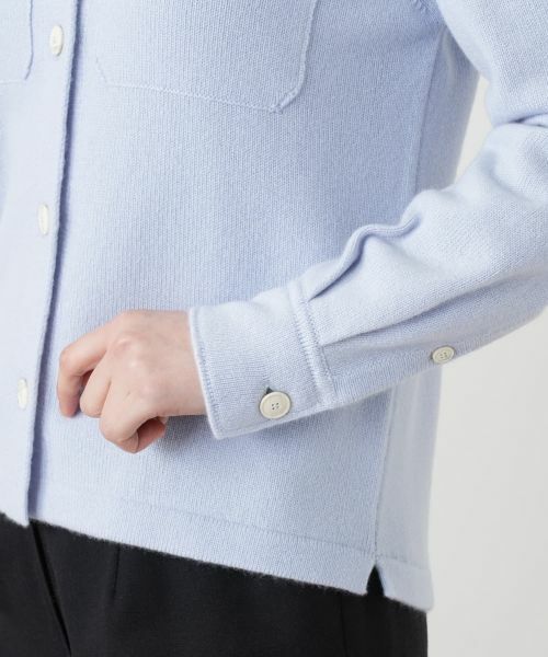 Leilian / レリアン テーラードジャケット | カシミヤニットジャケット | 詳細12