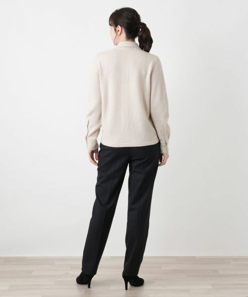 Leilian / レリアン テーラードジャケット | カシミヤニットジャケット | 詳細3