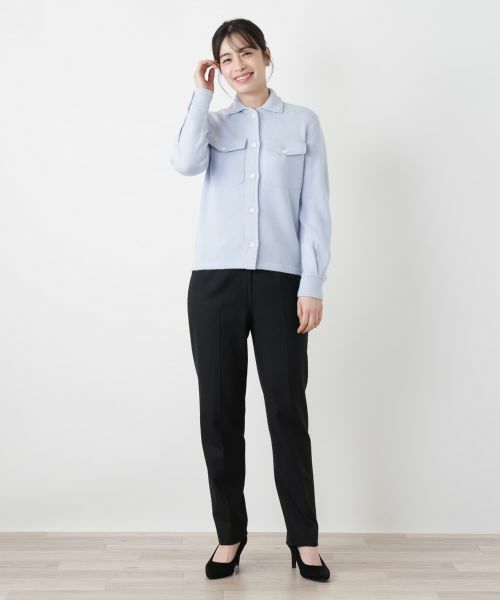 Leilian / レリアン テーラードジャケット | カシミヤニットジャケット | 詳細4