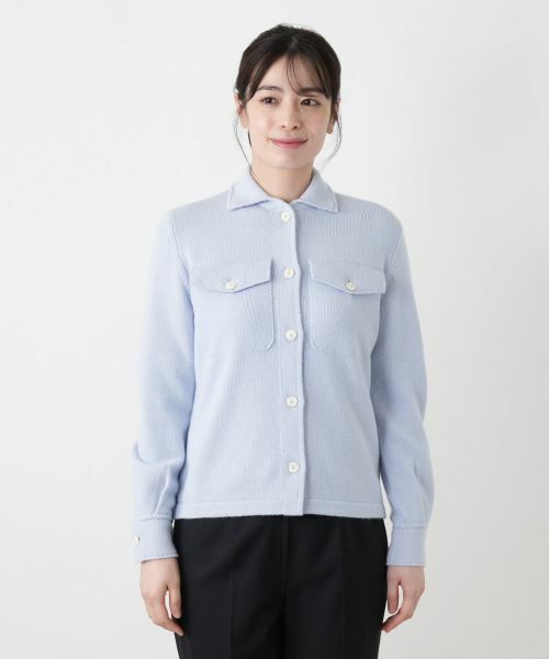Leilian / レリアン テーラードジャケット | カシミヤニットジャケット | 詳細7