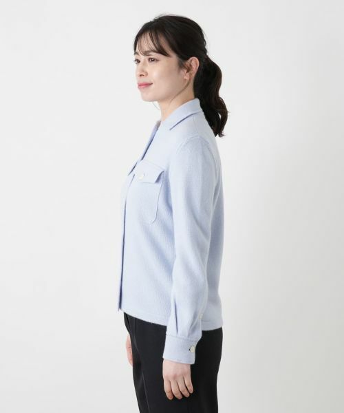 Leilian / レリアン テーラードジャケット | カシミヤニットジャケット | 詳細8