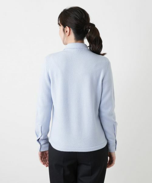 Leilian / レリアン テーラードジャケット | カシミヤニットジャケット | 詳細9