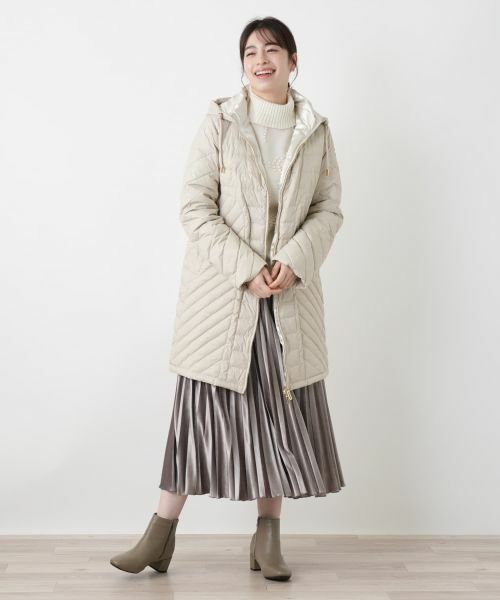 Leilian / レリアン その他アウター | フーデッドダウンコート | 詳細4